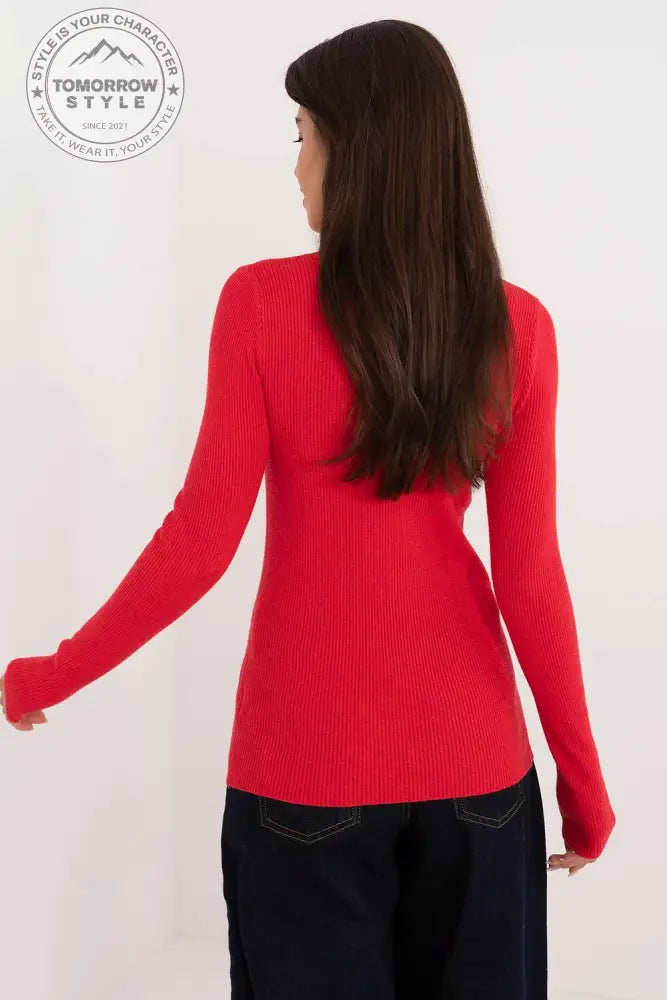 Lässiger Damenpullover mit dekorativen Knöpfen und klassischem Design – Ideal für Alltag und Büro - Tomorrow Style