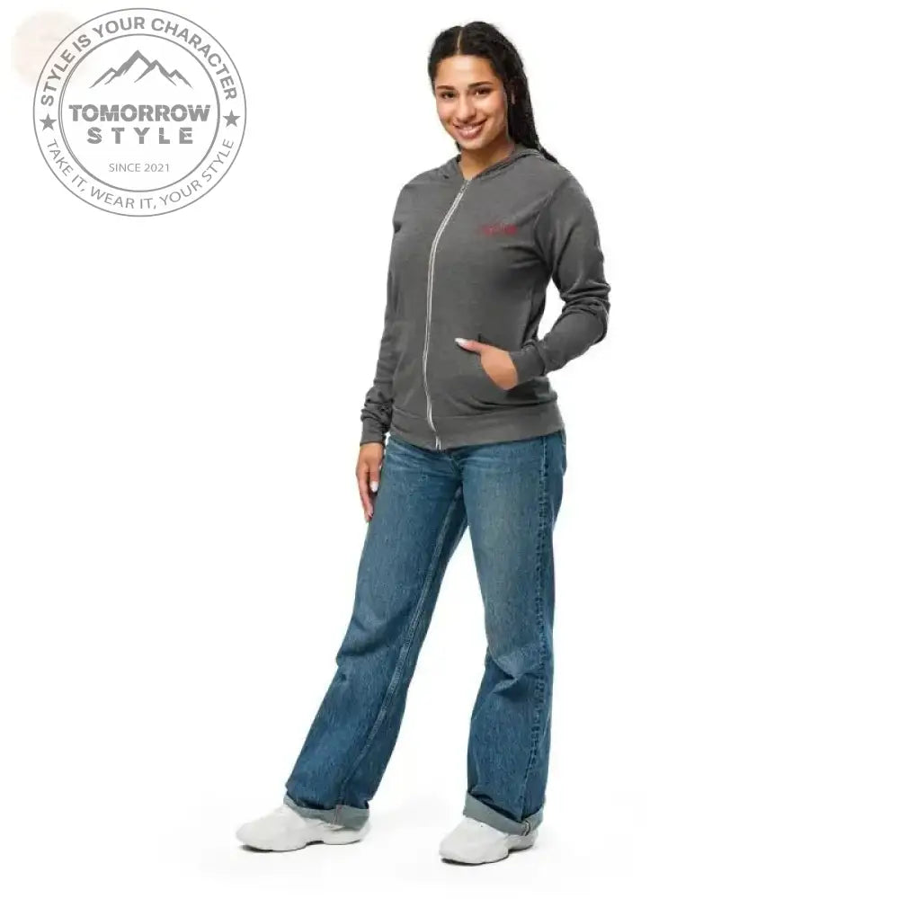 Lakeside Luxury Zip Hoodie für Damen - Tomorrow Style