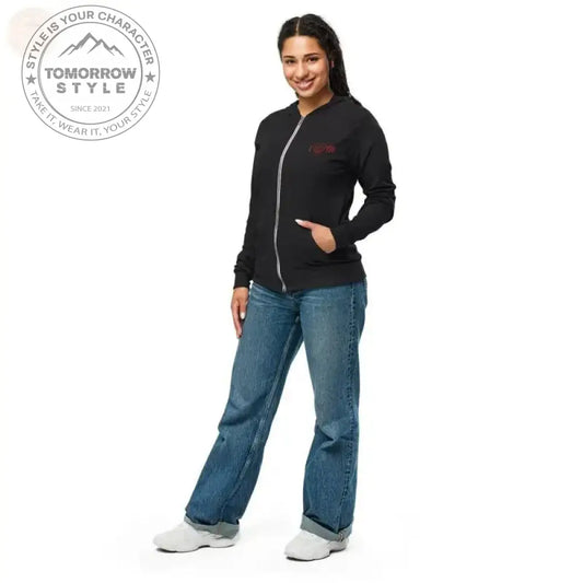 Lakeside Luxury Zip Hoodie für Damen - Tomorrow Style