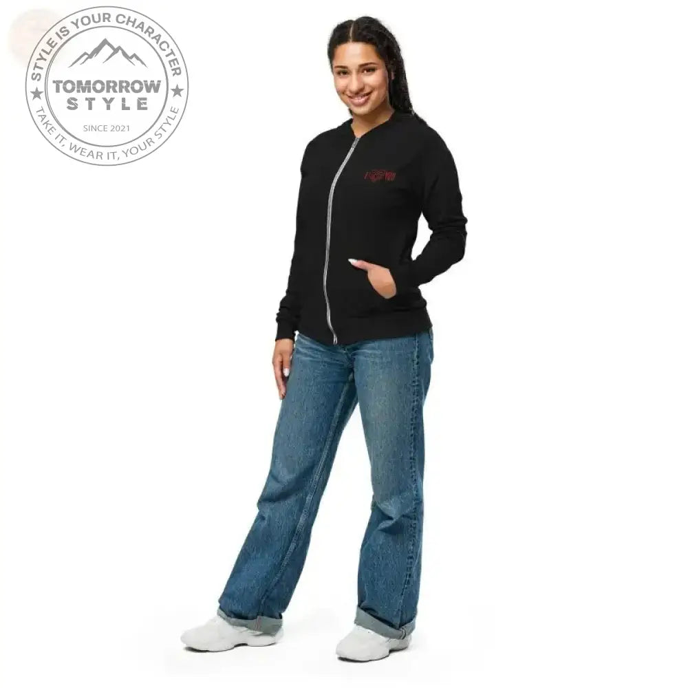 Lakeside Luxury Zip Hoodie für Damen - Tomorrow Style