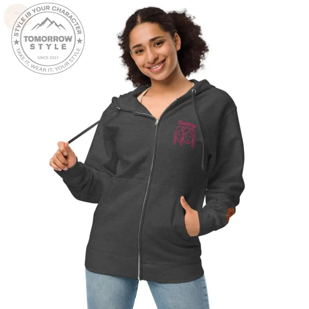 Luxuriöser Damen - Hoodie in Heather besteht - Tomorrow Style