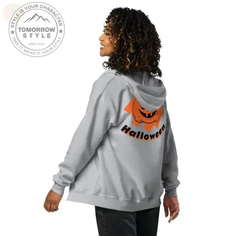 Luxuriöser Damen - Kapuzenpullover aus schwerem Fleece mit Reißverschluss - Tomorrow Style