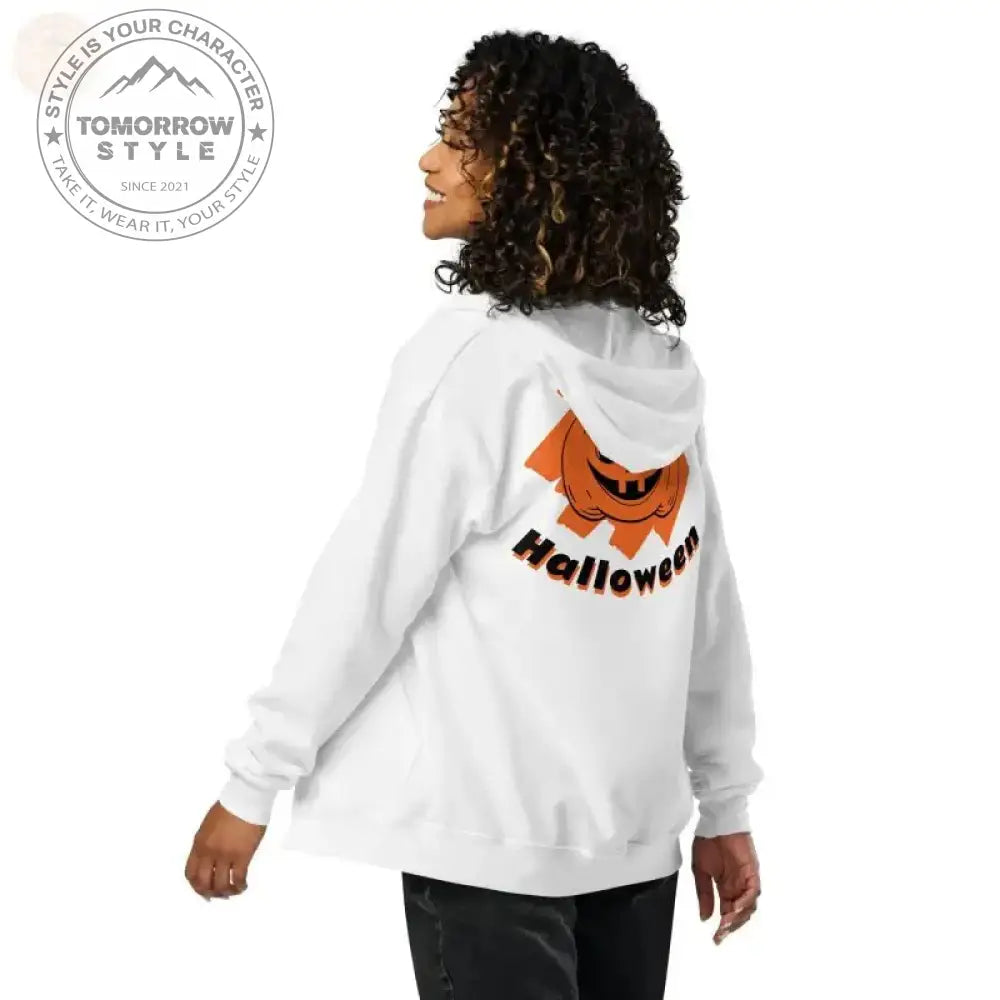 Luxuriöser Damen - Kapuzenpullover aus schwerem Fleece mit Reißverschluss - Tomorrow Style