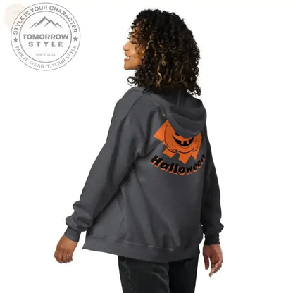 Luxuriöser Damen - Kapuzenpullover aus schwerem Fleece mit Reißverschluss - Tomorrow Style