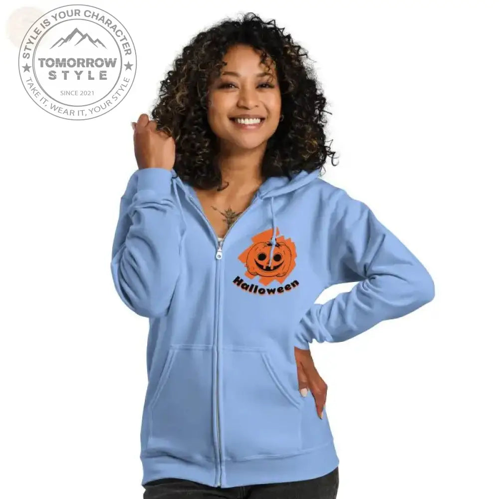 Luxuriöser Damen - Kapuzenpullover aus schwerem Fleece mit Reißverschluss - Tomorrow Style