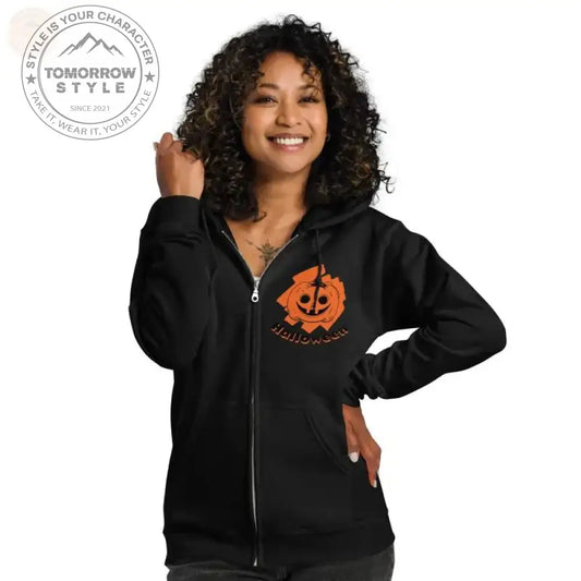 Luxuriöser Damen - Kapuzenpullover aus schwerem Fleece mit Reißverschluss - Tomorrow Style