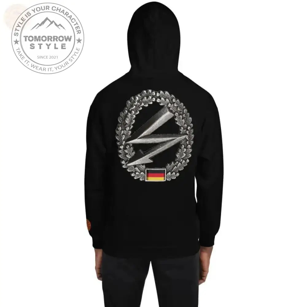 Machen Sie es sich gemütlich in unserem bestickten Premium - Hoodie der Bundeswehr - Tomorrow Style