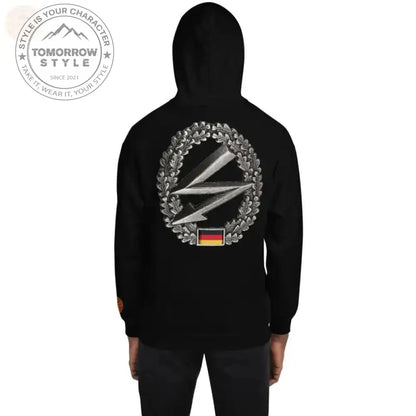 Machen Sie es sich gemütlich in unserem bestickten Premium - Hoodie der Bundeswehr - Tomorrow Style