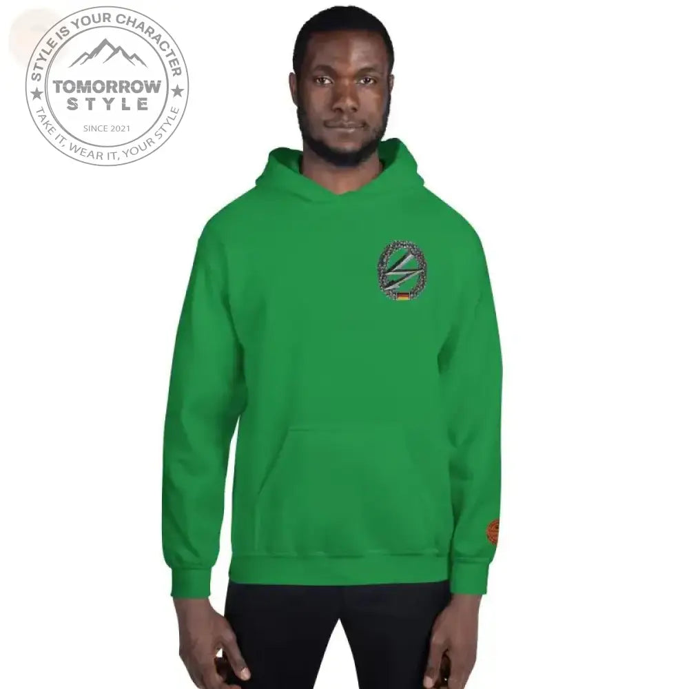 Machen Sie es sich gemütlich in unserem bestickten Premium - Hoodie der Bundeswehr - Tomorrow Style