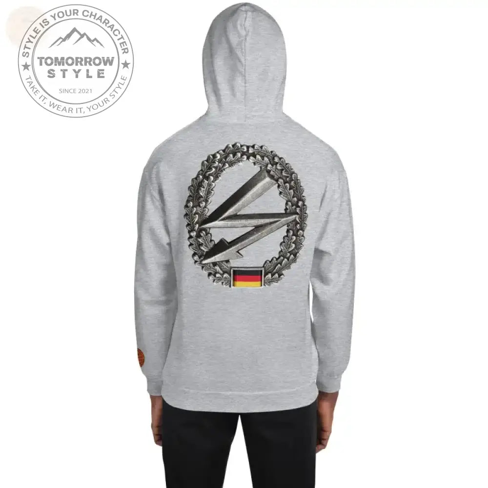 Machen Sie es sich gemütlich in unserem bestickten Premium - Hoodie der Bundeswehr - Tomorrow Style