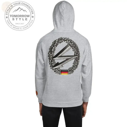 Machen Sie es sich gemütlich in unserem bestickten Premium - Hoodie der Bundeswehr - Tomorrow Style