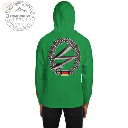 Machen Sie es sich gemütlich in unserem bestickten Premium - Hoodie der Bundeswehr - Tomorrow Style