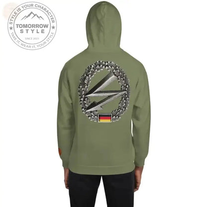 Machen Sie es sich gemütlich in unserem bestickten Premium - Hoodie der Bundeswehr - Tomorrow Style
