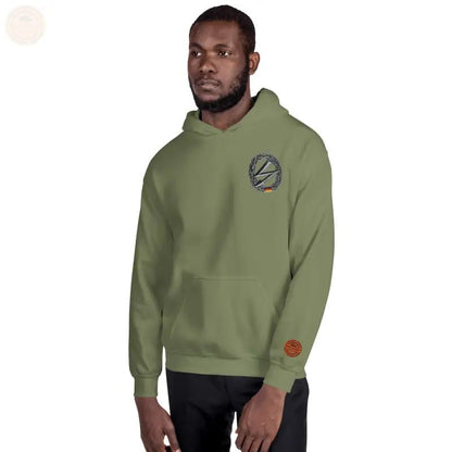 Machen Sie es sich gemütlich in unserem bestickten Premium - Hoodie der Bundeswehr - Tomorrow Style