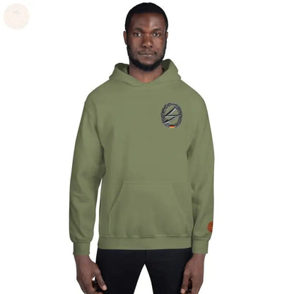 Machen Sie es sich gemütlich in unserem bestickten Premium - Hoodie der Bundeswehr - Tomorrow Style