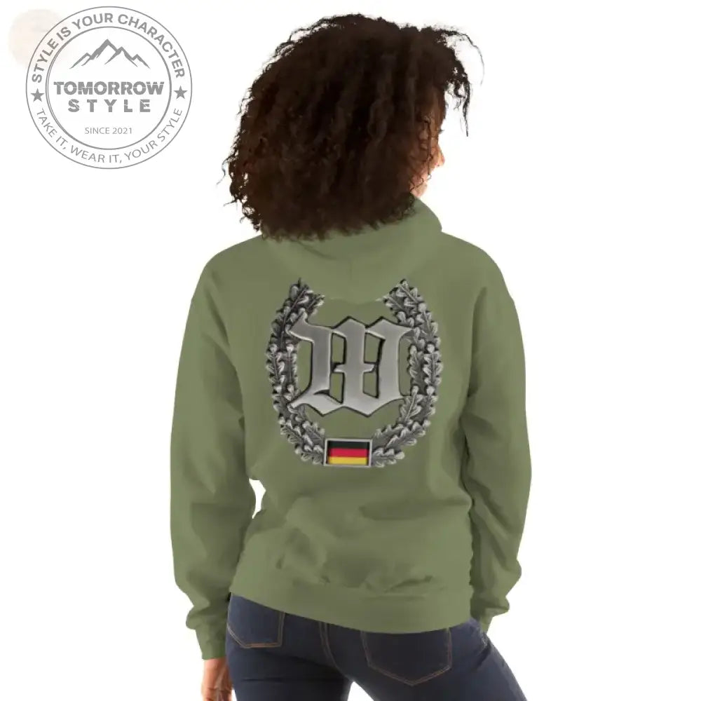 Machen Sie es sich in unserem bestickten Premium - Hoodie der Bundeswehr gemütlich! - Tomorrow Style