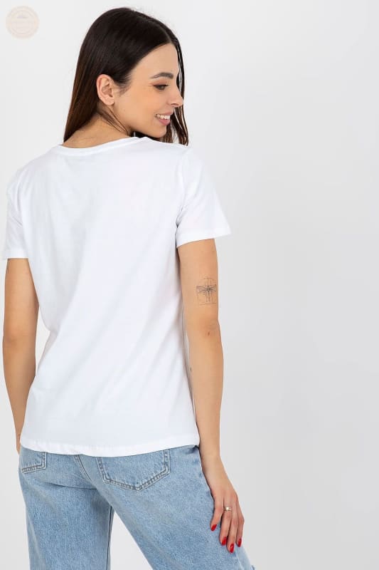 Machen Sie mit dem Damen - T-Shirt – Kurzarm - Print - Top auf sich aufmerksam - Tomorrow Style