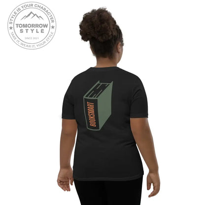 Mädchen Kurzarm T-Shirt mit bedrucktem Bücher - Motiv - Tomorrow Style