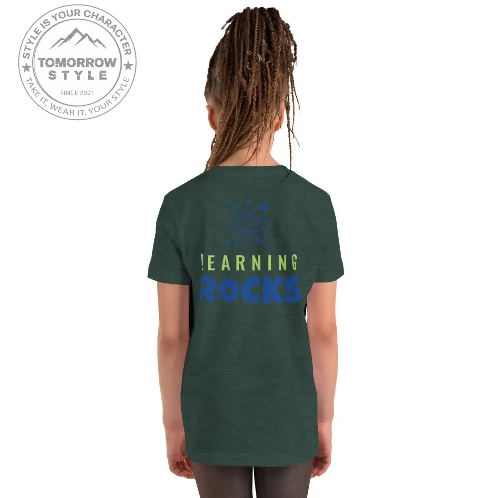 Mädchen Kurzarm T-Shirt mit Schulmotiv - Tomorrow Style