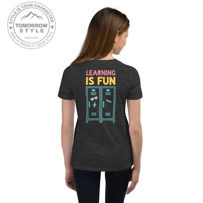 Mädchen Kurzarm T-Shirt mit Schulmotiv - Tomorrow Style