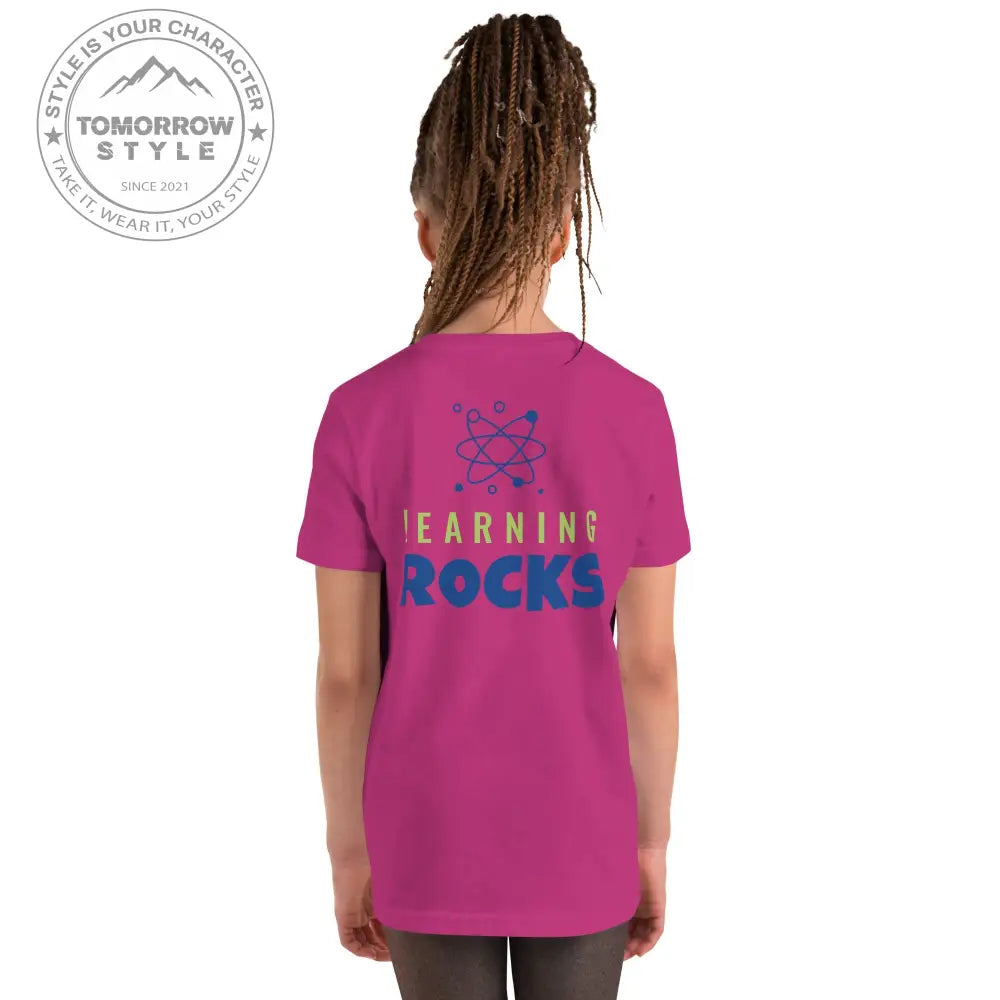 Mädchen Kurzarm T-Shirt mit Schulmotiv - Tomorrow Style