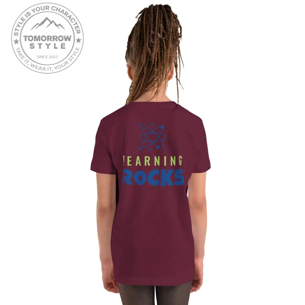 Mädchen Kurzarm T-Shirt mit Schulmotiv - Tomorrow Style