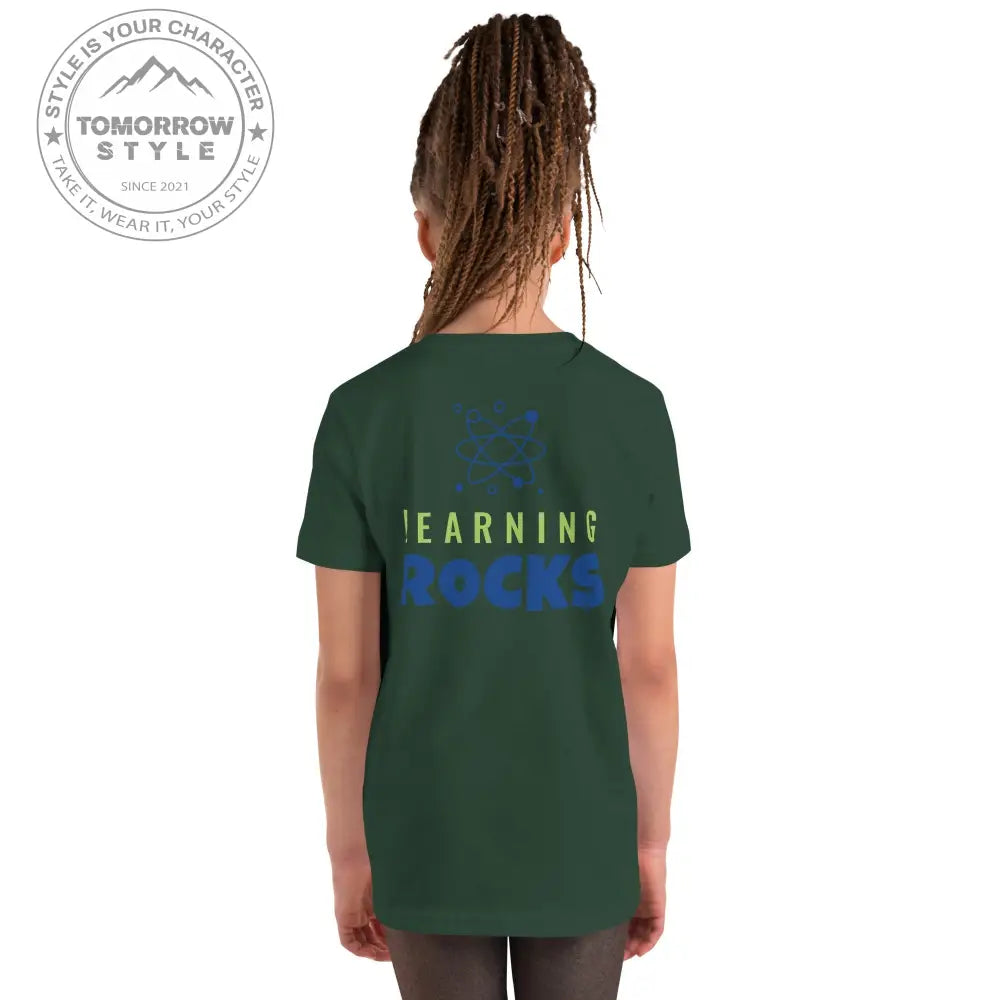 Mädchen Kurzarm T-Shirt mit Schulmotiv - Tomorrow Style