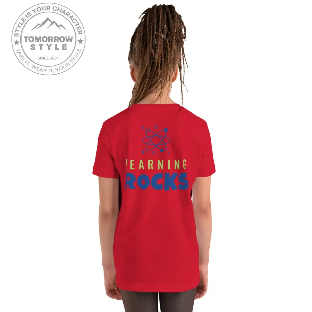 Mädchen Kurzarm T-Shirt mit Schulmotiv - Tomorrow Style