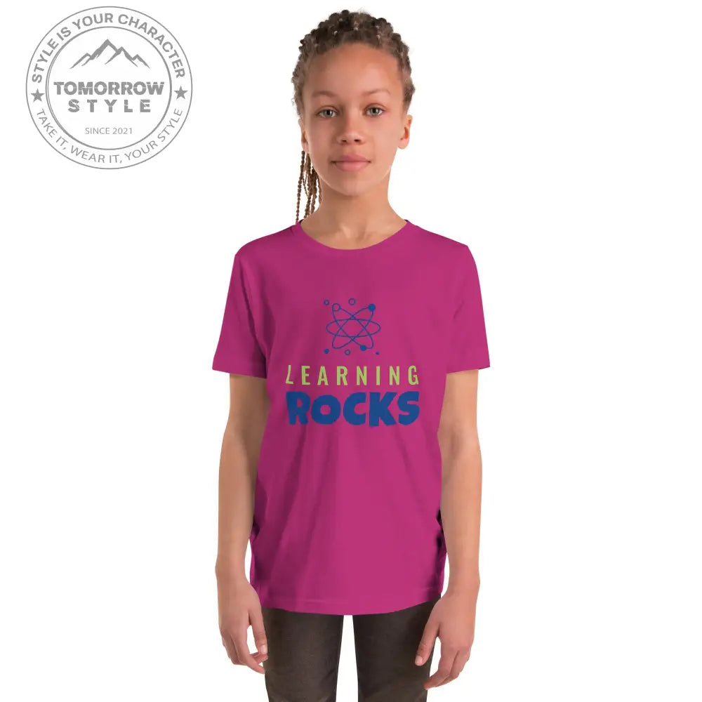 Mädchen Kurzarm T-Shirt mit Schulmotiv - Tomorrow Style