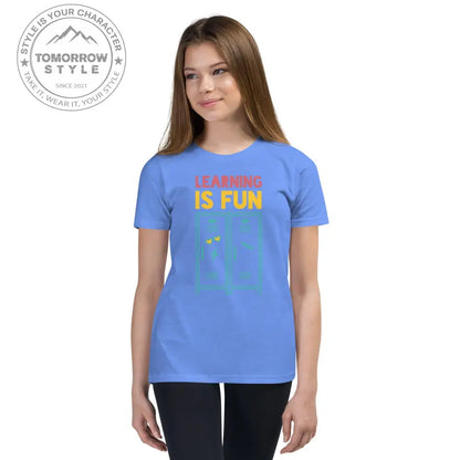 Mädchen Kurzarm T-Shirt mit Schulmotiv - Tomorrow Style