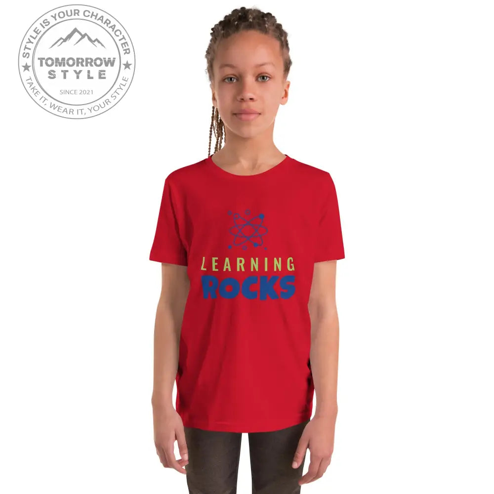 Mädchen Kurzarm T-Shirt mit Schulmotiv - Tomorrow Style