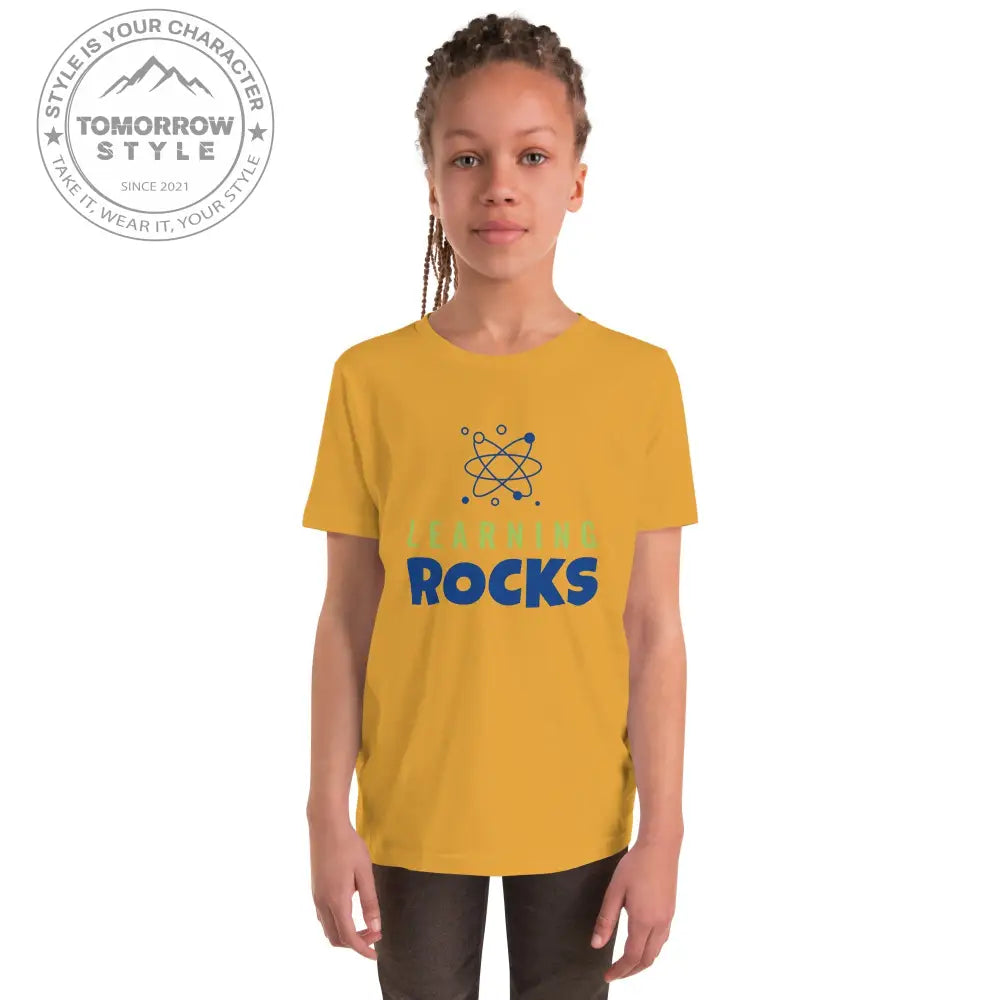 Mädchen Kurzarm T-Shirt mit Schulmotiv - Tomorrow Style