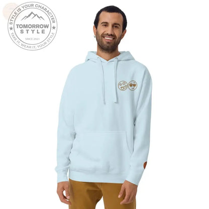 Ultimate Comfort: Bestickter Herren Hoodie - Tomorrow Style