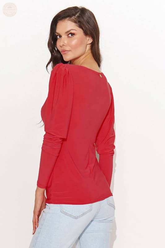 Modische Bluse mit V - Ausschnitt - Tomorrow Style