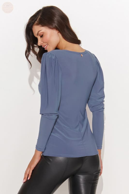 Modische Bluse mit V - Ausschnitt - Tomorrow Style