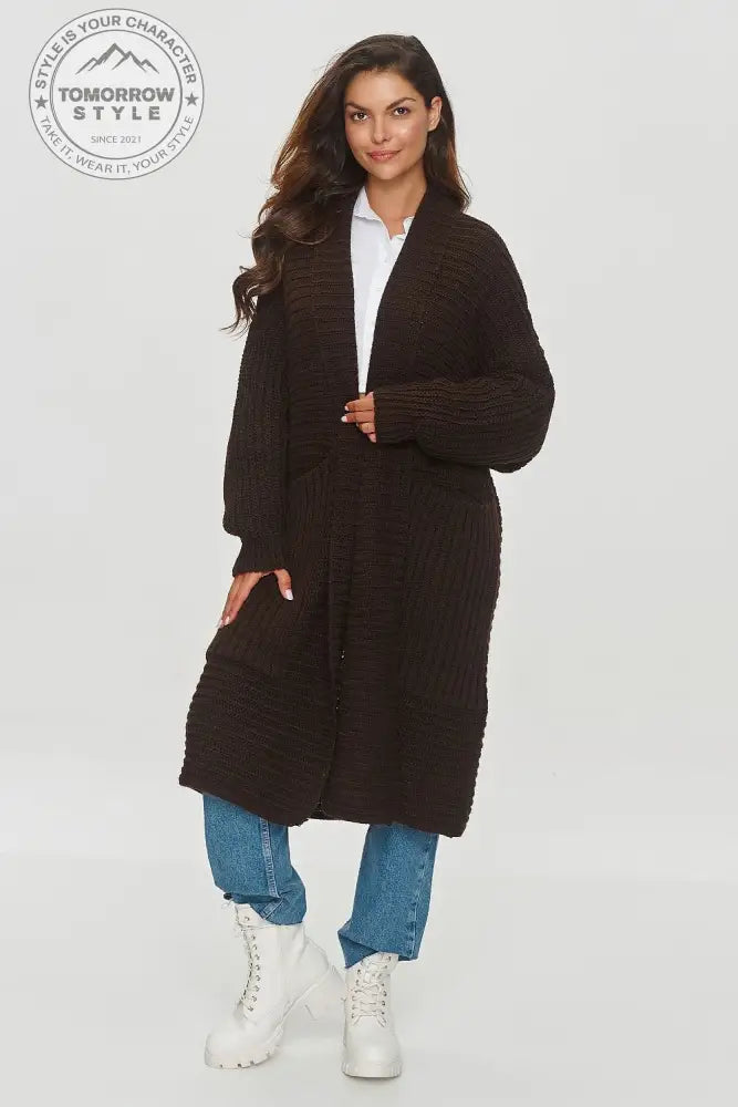 Cardigan Model 201795 Makadamia - Tomorrow Style