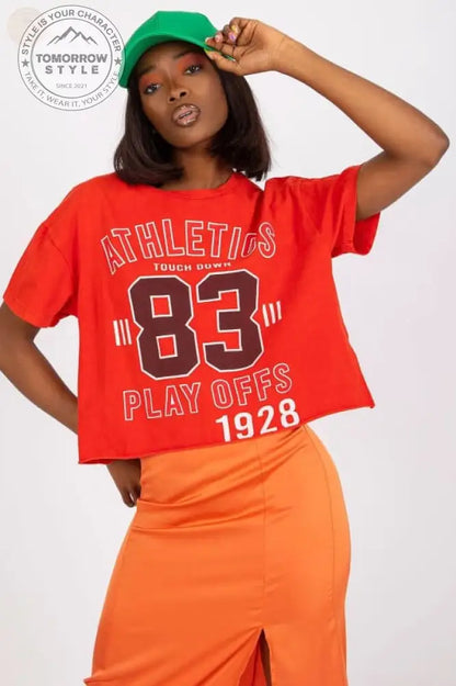 Modisches Damen T-Shirt mit kurzen Ärmeln – ein Must - Have! - Tomorrow Style