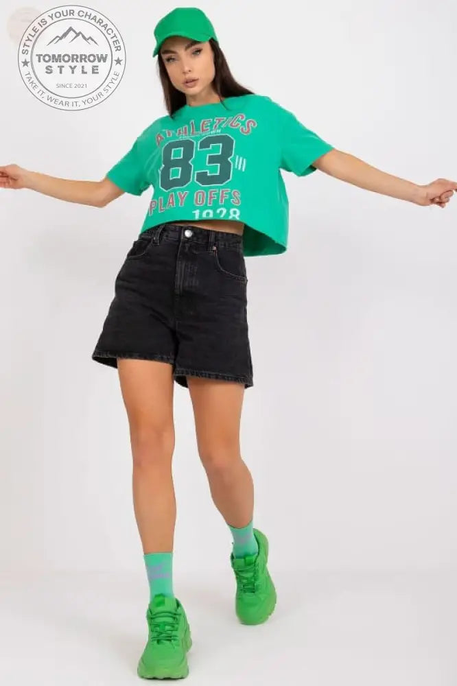 Modisches Damen T-Shirt mit kurzen Ärmeln – ein Must - Have! - Tomorrow Style