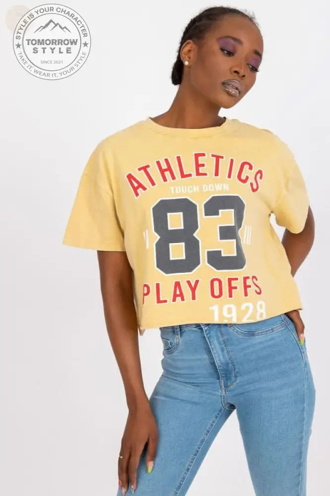 Modisches Damen T-Shirt mit kurzen Ärmeln – ein Must - Have! - Tomorrow Style