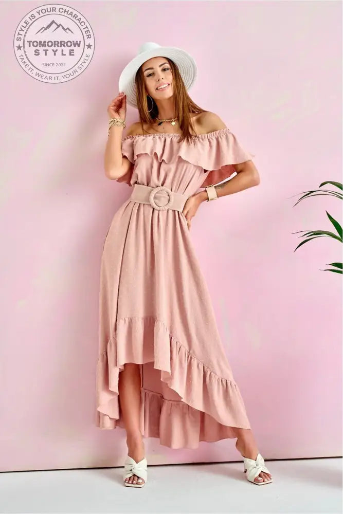 Modisches Schulterfreies Maxikleid: Zeitlose Eleganz Pur