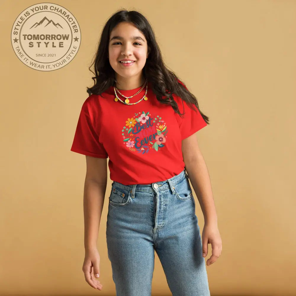 Mom’s bester Fan“ – Mädchen Classic T-Shirt mit dem charmanten „Best Mom Ever“ - Print - Tomorrow Style