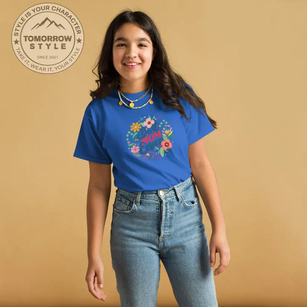 Mom’s bester Fan“ – Mädchen Classic T-Shirt mit dem charmanten „Best Mom Ever“ - Print - Tomorrow Style