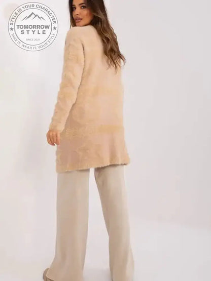 Offener Strick - Cardigan in Beige: Ultimativer Komfort und Stil - Tomorrow Style