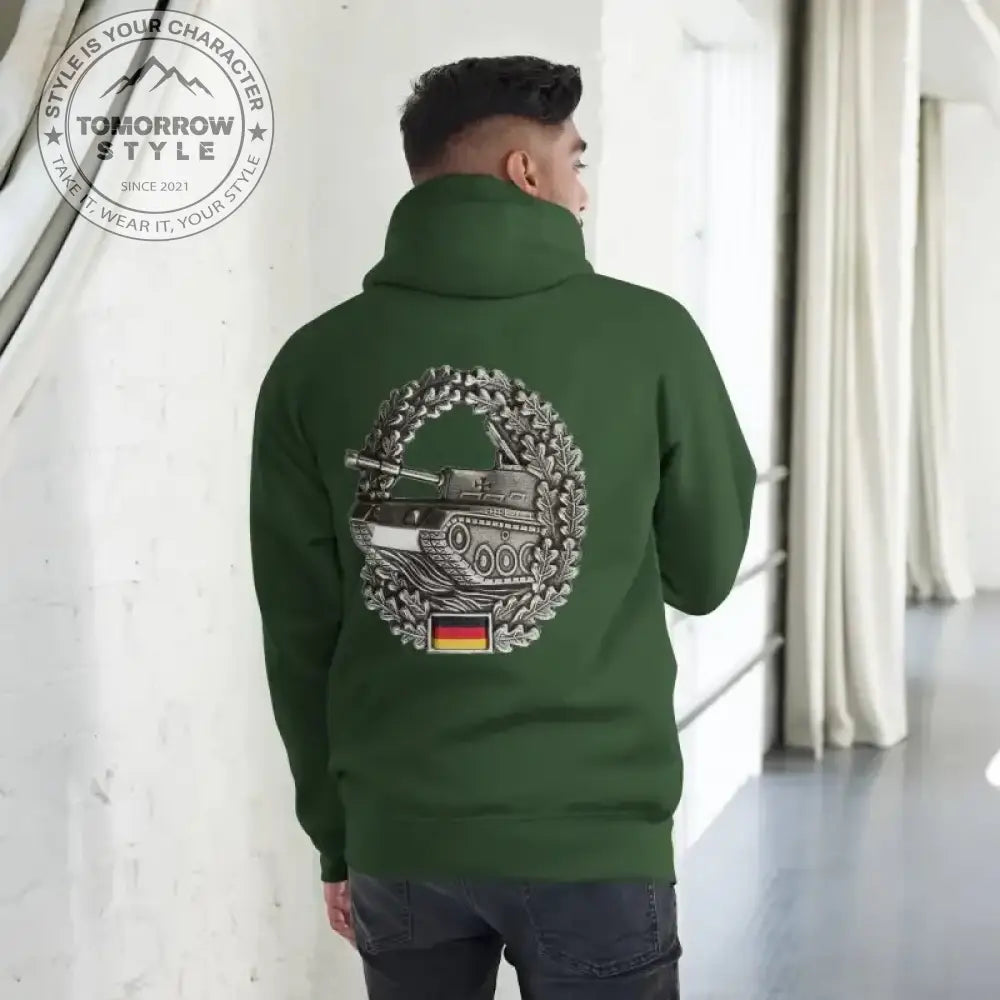 Panzerabzeichen Hoodie: Bundeswehr Premium Power - Tomorrow Style