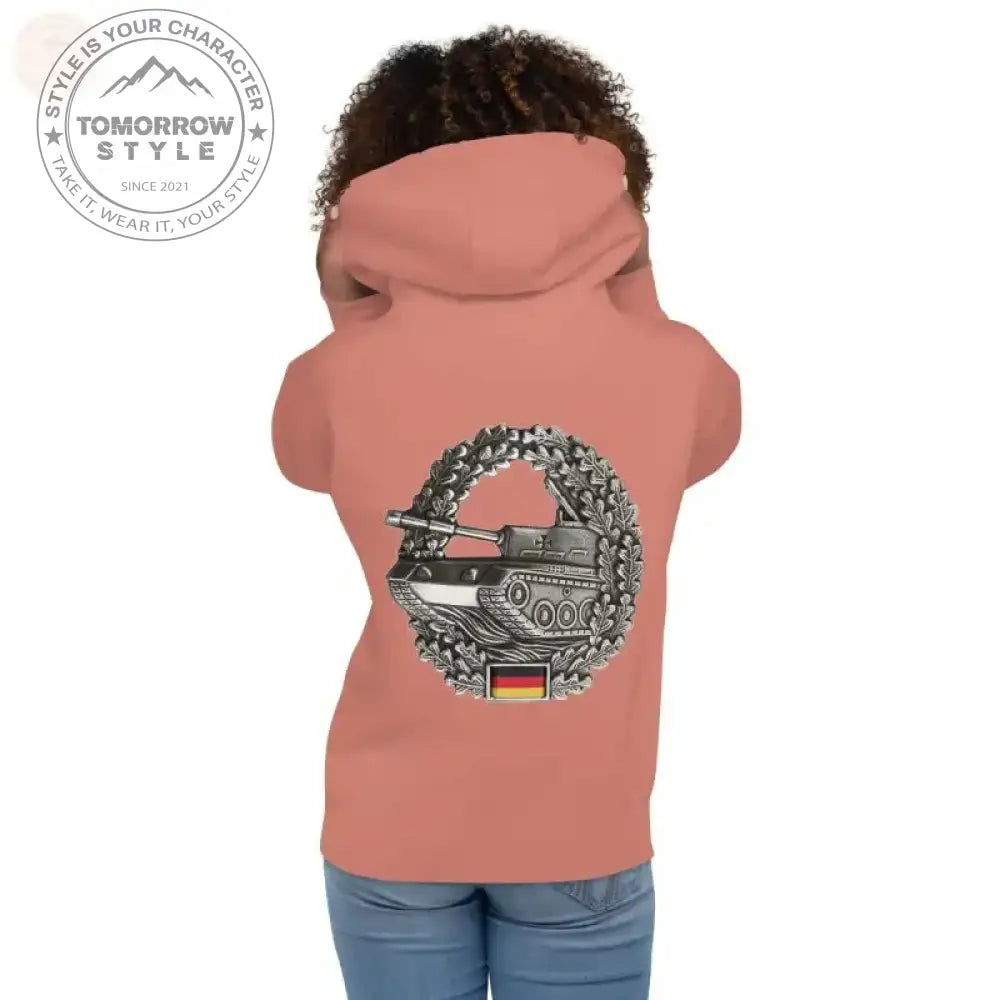 Panzerabzeichen Streetwear: Gestickter Bundeswehr - Hoodie - Tomorrow Style