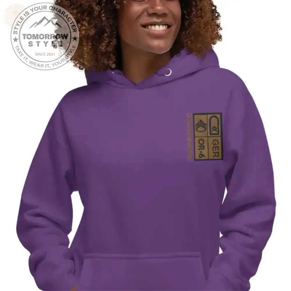 Panzerabzeichen Streetwear: Gestickter Bundeswehr - Hoodie - Tomorrow Style