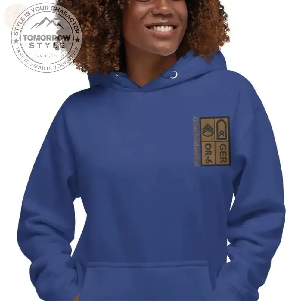 Panzerabzeichen Streetwear: Gestickter Bundeswehr - Hoodie - Tomorrow Style