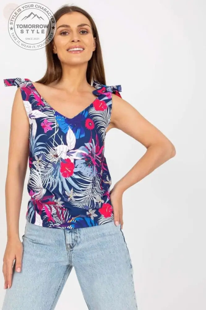 Pariser Chic - Top mit V - Ausschnitt: Perfekt für jeden Anlass! - Tomorrow Style