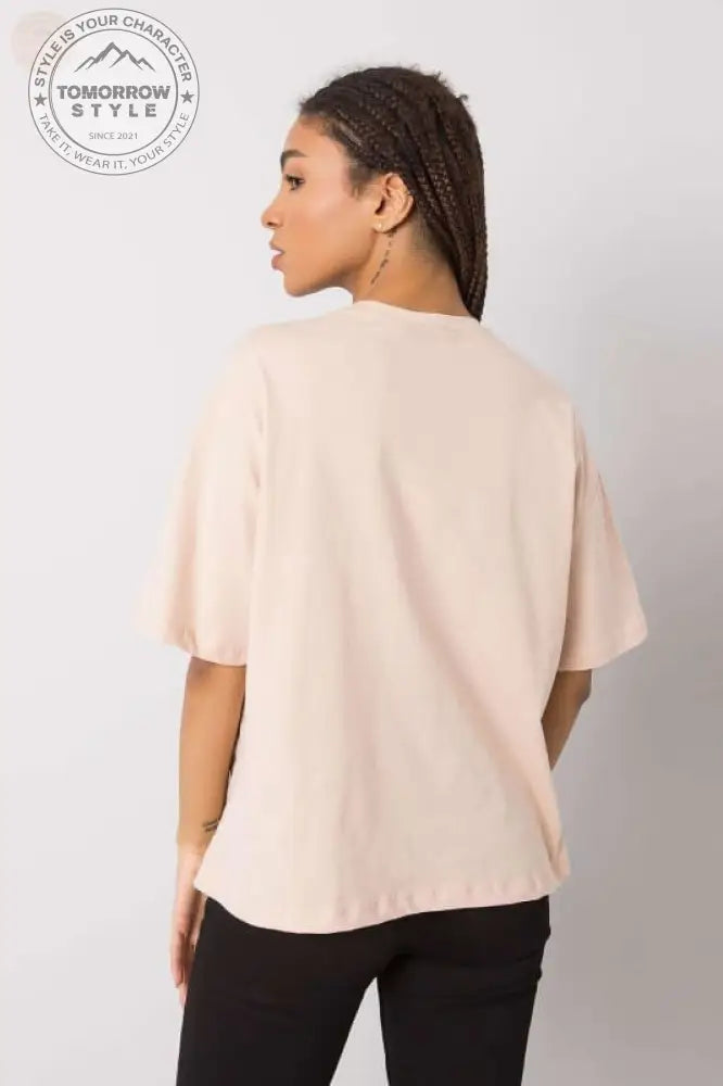 Parisian Chain Detail Tee – Damen - T-Shirt - Modell - Tomorrow Style