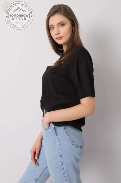 Parisian Chain Detail Tee – Damen - T-Shirt - Modell - Tomorrow Style
